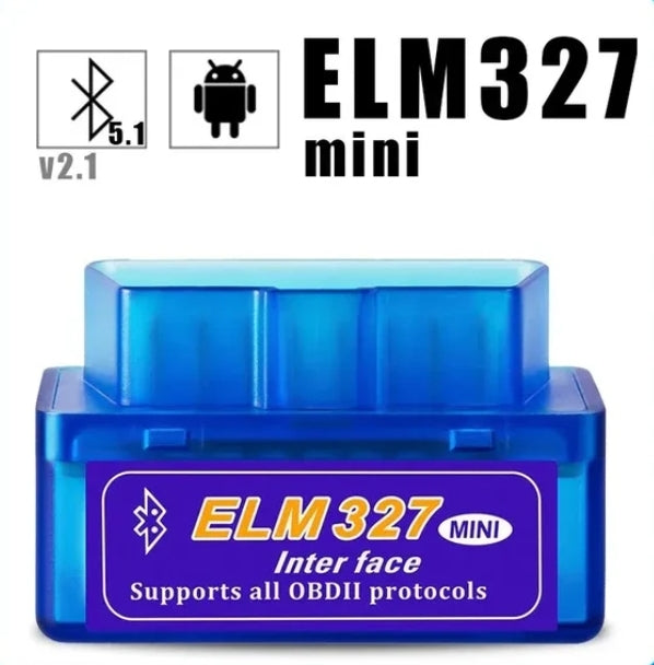 Mini escáner ELM327 conexión Bluetooth. Encuentra y borra fallas en tu vehículo!