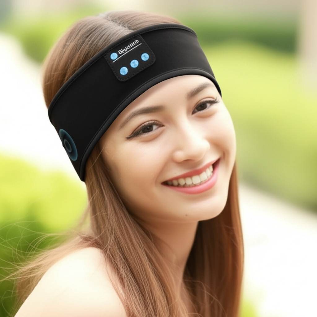 Banda Elástica con auriculares conexión Bluetooth